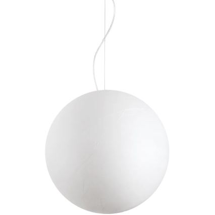 Ideal Lux - Hanglamp aan een koord CARTA 1xE27/25W/230V diameter 50 cm wit