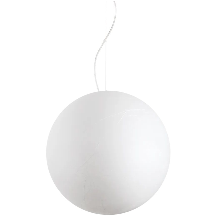 Ideal Lux - Hanglamp aan een koord CARTA 1xE27/25W/230V diameter 50 cm wit