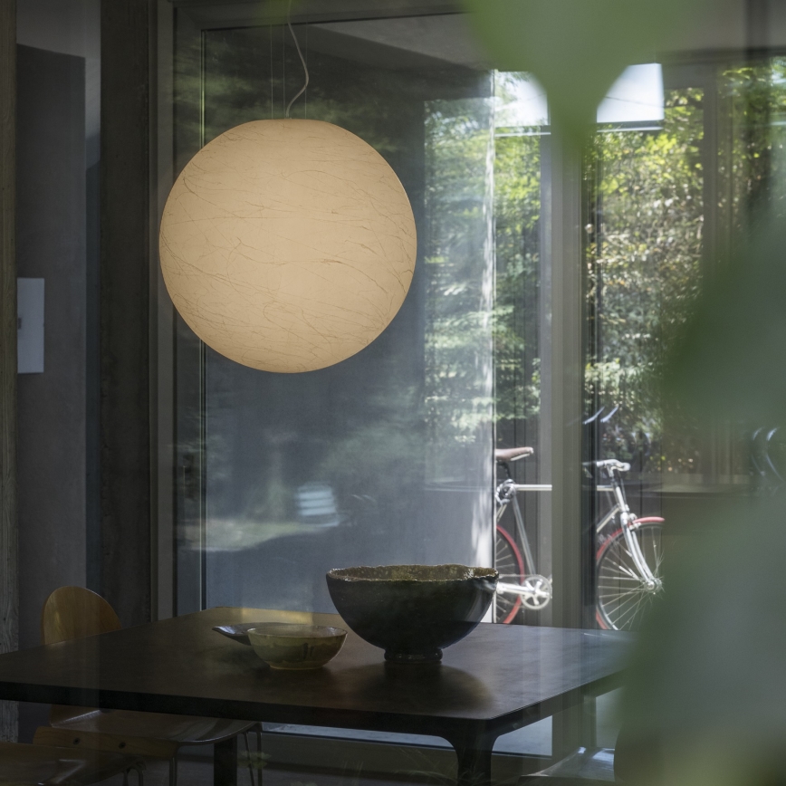 Ideal Lux - Hanglamp aan een koord CARTA 1xE27/25W/230V diameter 50 cm wit