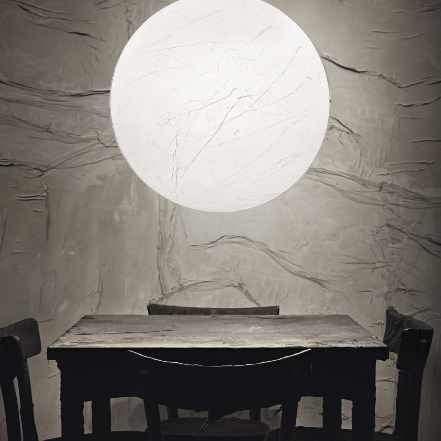Ideal Lux - Hanglamp aan een koord CARTA 1xE27/60W/230V diameter 60 cm wit