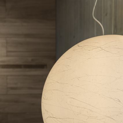 Ideal Lux - Hanglamp aan een koord CARTA 1xE27/60W/230V diameter 60 cm wit