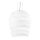 Ideal Lux - Hanglamp aan een koord KARMA 1xE27/60W/230V diameter 38 cm wit