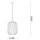 Ideal Lux - Hanglamp aan een koord MINT 1xE27/60W/230V diameter 14 cm groen