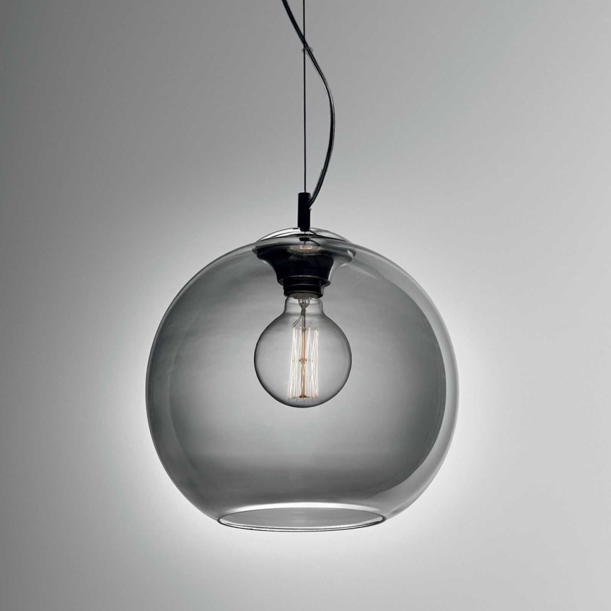 Ideal Lux - Hanglamp aan een koord NEMO 1xE27/42W/230V diameter 30 cm gerookt