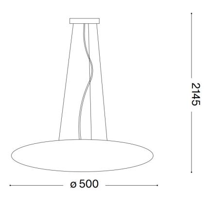 Ideal Lux - Hanglamp aan een koord SMARTIES 3xE27/42W/230V 50 cm