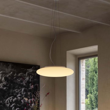 Ideal Lux - Hanglamp aan kabel 3xE27/42W/230V Ø 42,5 cm wit