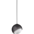 Ideal Lux - Hanglamp aan kabel BLOOM 1x E27/42W/230V Ø 17 cm zwart