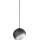 Ideal Lux - Hanglamp aan kabel BLOOM 1x E27/42W/230V Ø 17 cm zwart