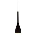 Ideal Lux - Hanglamp aan kabel FLUT 1xE14/40W/230V Ø 10,5 cm zwart