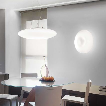 Ideal Lux - Hanglamp aan kabel GLORY 3xE27/60W/230V Ø 50 cm wit