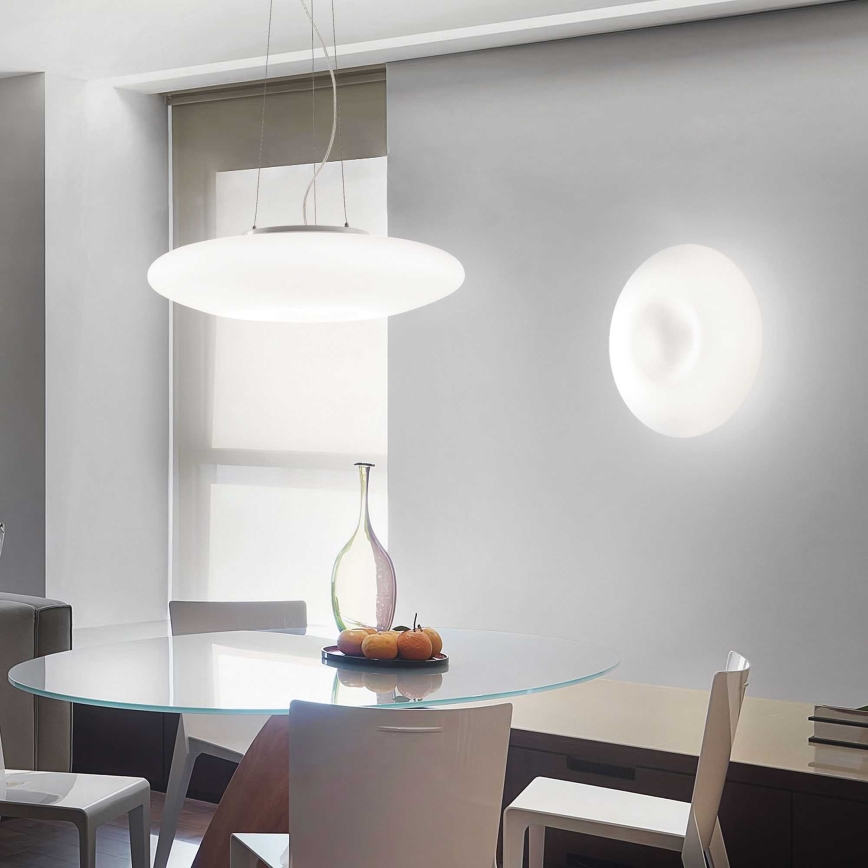 Ideal Lux - Hanglamp aan kabel GLORY 3xE27/60W/230V Ø 50 cm wit