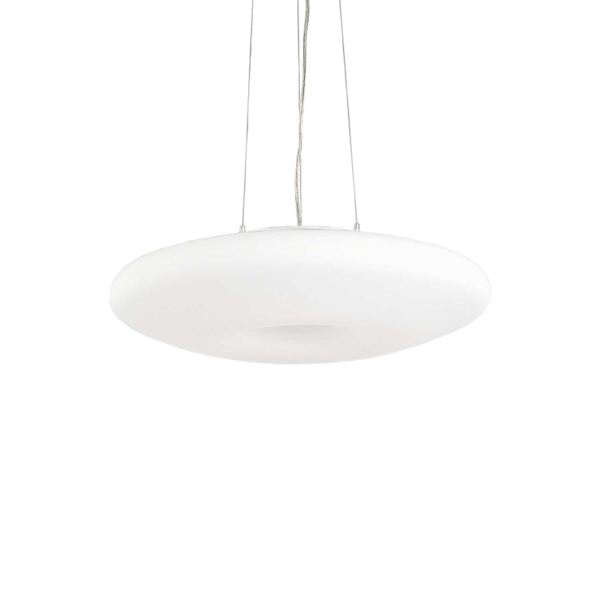 Ideal Lux - Hanglamp aan kabel GLORY 3xE27/60W/230V Ø 50 cm wit
