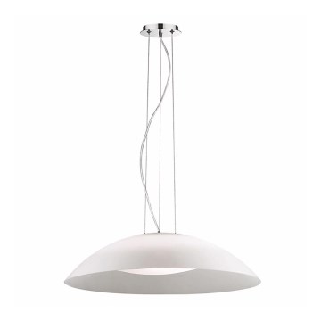 Ideal Lux - Hanglamp aan kabel LENA 3xE27/60W/230V Ø 64 cm wit