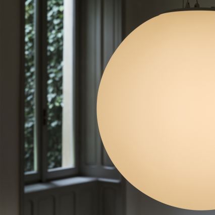 Ideal Lux - Hanglamp aan kabel MAPA 1xE27/42W/230V Ø 40 cm wit