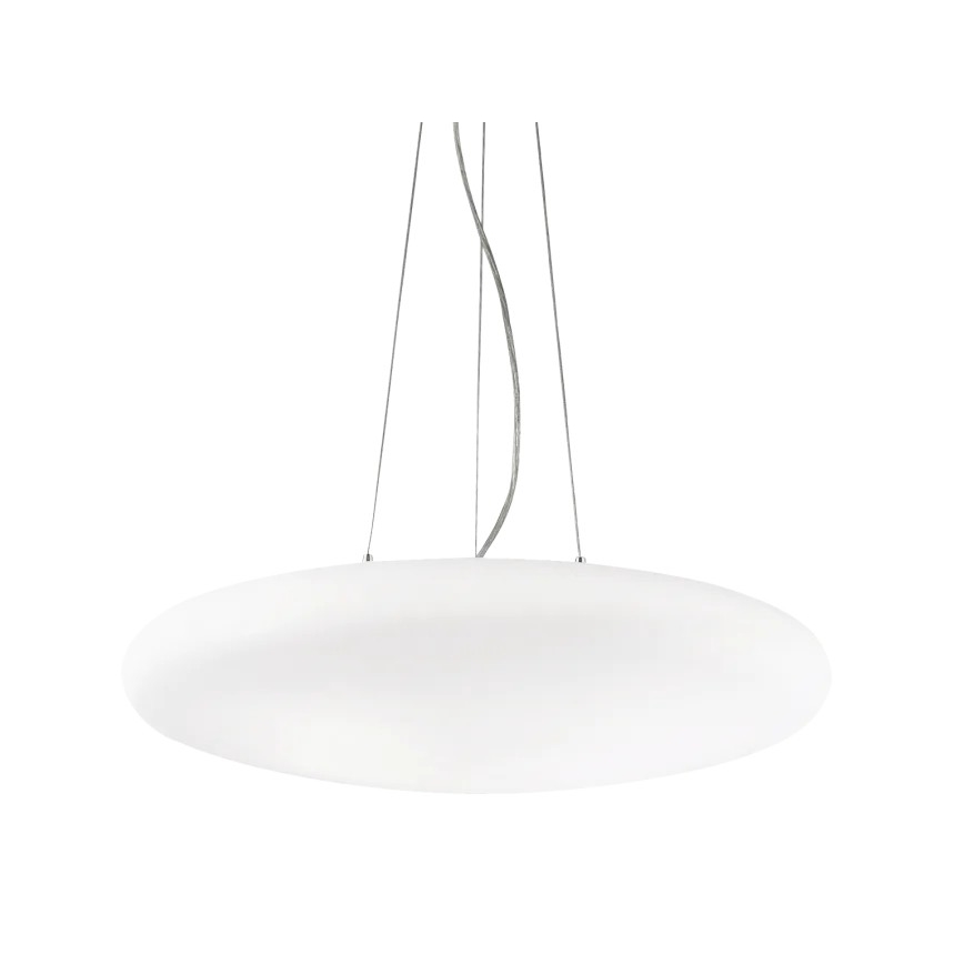Ideal Lux - Hanglamp aan kabel SMARTIES, 5x E27/42W/230V, Ø 60 cm, wit
