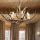 Ideal Lux - Hanglamp aan ketting CHALET 8xE14/40W/230V gewei