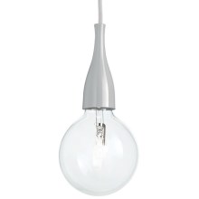 Ideal Lux - Hanglamp aan koord 1xE27/42W/230V grijs