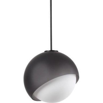 Ideal Lux - Hanglamp aan snoer BLOOM 1xE27/42W/230V Ø 30 cm zwart