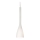 Ideal Lux - Hanglamp met kabel FLUT 1xE14/40W/230V Ø 10,5 cm wit