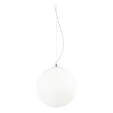 Ideal Lux - Hanglamp met kabel MAPA 1xE27/42W/230V Ø 30 cm wit