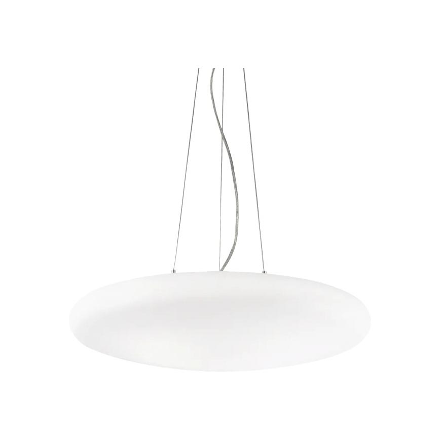 Ideal Lux - Hanglamp met kabel SMARTIES 3xE27/42W/230V Ø 42,5 cm wit