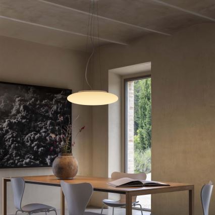 Ideal Lux - Hanglamp met kabel SMARTIES 3xE27/42W/230V Ø 42,5 cm wit