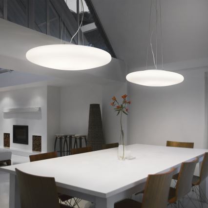 Ideal Lux - Hanglamp met kabel SMARTIES 3xE27/42W/230V Ø 42,5 cm wit