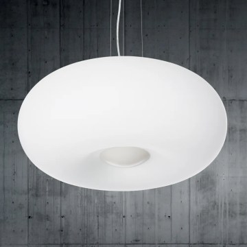 Ideal Lux - Hanglamp ULISSE aan kabel 3xE27/60W/230V, diameter 42 cm, wit