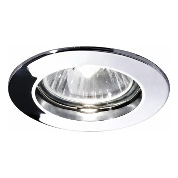 Ideal Lux - Inbouwspot 1xGU10/50W/230V Ø 7,7 cm glanzend chroom