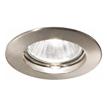 Ideal Lux - Inbouwspot 1xGU10/50W/230V Ø 7,7 cm mat chroom