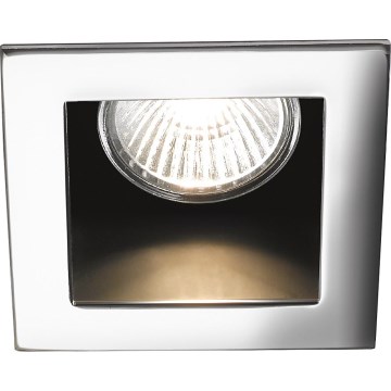 Ideal Lux - Inbouwspot FUNKY 1xGU10/50W/230V 9x9 cm glanzend chroom