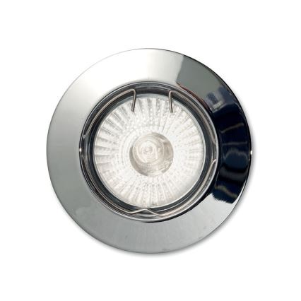 Ideal Lux - Inbouwspot JAZZ 1xGU10/50W/230V Ø 7,7 cm glanzend chroom