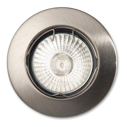 Ideal Lux - Inbouwspot JAZZ 1xGU10/50W/230V Ø 7,7 cm mat chroom