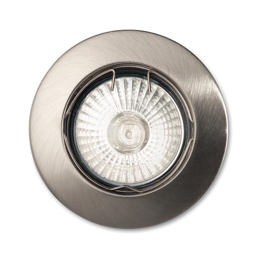 Ideal Lux - Inbouwspot JAZZ 1xGU10/50W/230V Ø 7,7 cm mat chroom