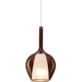 Ideal Lux - KALIQUE hanglamp aan kabel 1xE27/42W/230V Ø 18 cm gerookt koper