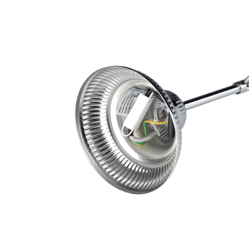 Ideal Lux - Kristallen hanglamp aan een ketting DUBAI 24xE14/28W/230V diameter 80 cm glanzend chroom