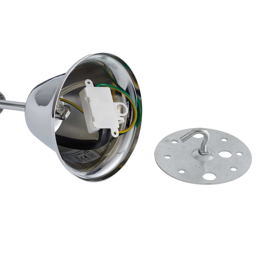 Ideal Lux - Kristallen hanglamp aan een ketting FLORIAN 18xE14/40W/230V diameter 86 cm doorzichtig