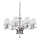 Ideal Lux - Kristallen hanglamp aan een ketting PEGASO 8xE14/28W/230V diameter 76 cm glanzend chroom