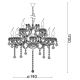 Ideal Lux - Kristallen hanglamp aan een koord NAPOLEON 12xE14/40W/230V