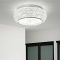Ideal Lux - Kristallen plafondlamp PASHA 10xE14/40W/230V diameter 55 chroom