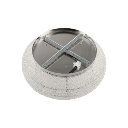Ideal Lux - Kristallen plafondlamp PASHA 10xE14/40W/230V diameter 55 glanzend chroom