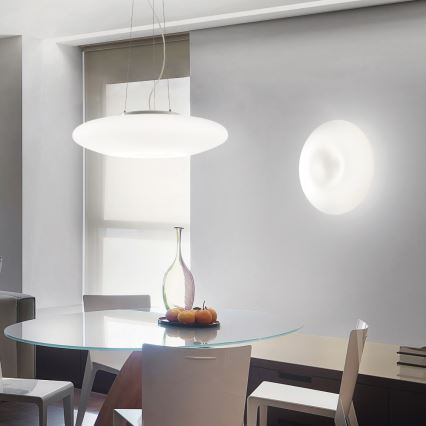 Ideal Lux - Kroonluchter aan kabel GLORY 5xE27/60W/230V Ø 60 cm wit