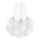 Ideal Lux - Kroonluchter aan kabel MAPA 11xE14/40W/230V diam. 58 cm wit