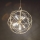 Ideal Lux - Kroonluchter met ketting KONSE 7xE27/60W/230V Ø 80 cm goudkleurig