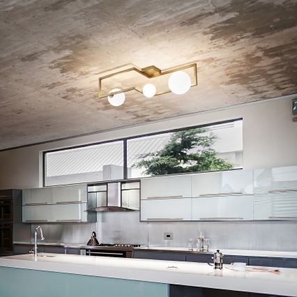 Ideal Lux - LED Bevestigde Hanglamp ANGOLO 3xG9/3W/230V messing