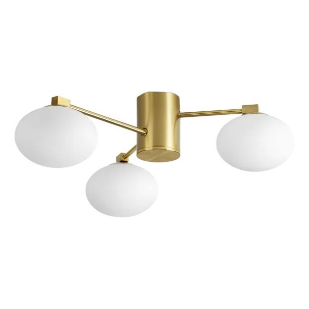 Ideal Lux - LED Bevestigde Hanglamp HERMES 3xG9/3W/230V diameter 60 cm goud
