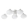 Ideal Lux - LED Bevestigde Hanglamp HERMES 5xG9/3W/230V diameter 60 cm wit