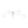 Ideal Lux - LED Bevestigde Hanglamp HERMES 5xG9/3W/230V diameter 90 cm wit