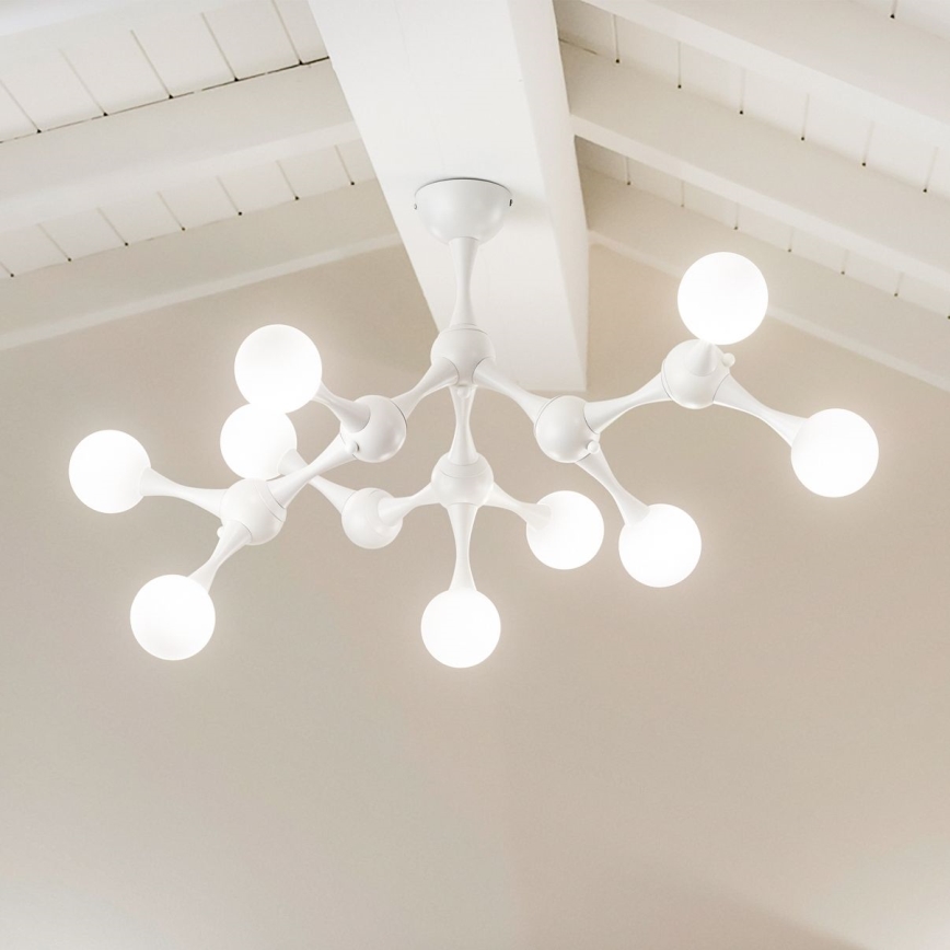 Ideal Lux - LED Bevestigde Hanglamp NODINO 9xG9/3W/230V wit