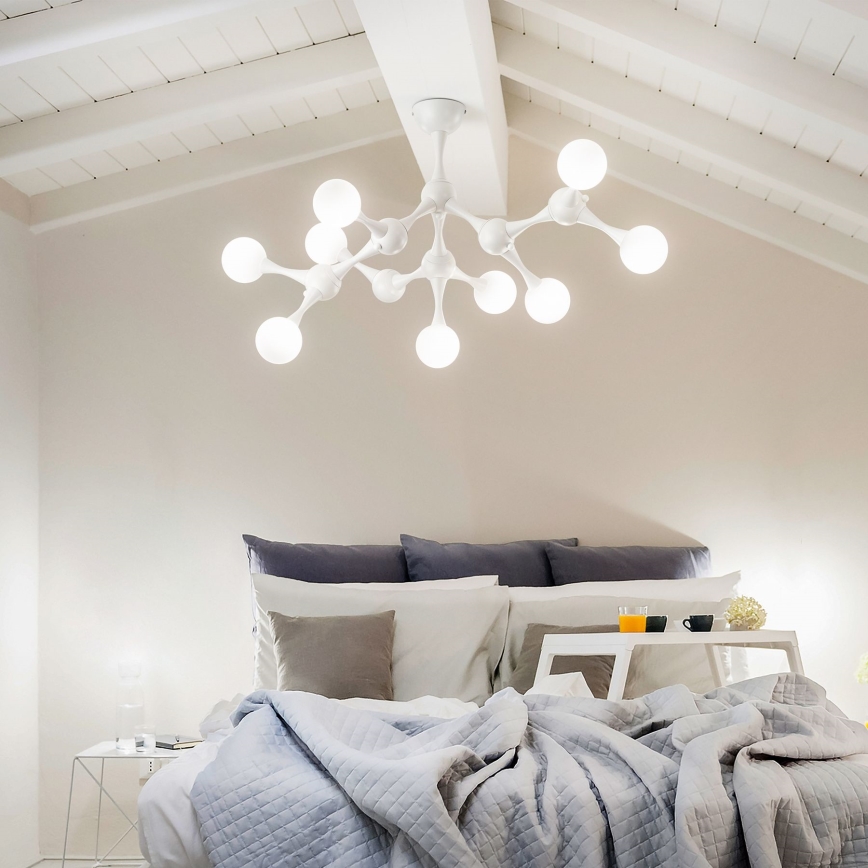 Ideal Lux - LED Bevestigde Hanglamp NODINO 9xG9/3W/230V wit